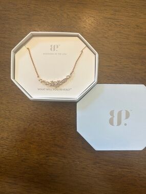 Bomb Party OG Rose Gold and CZ necklace
